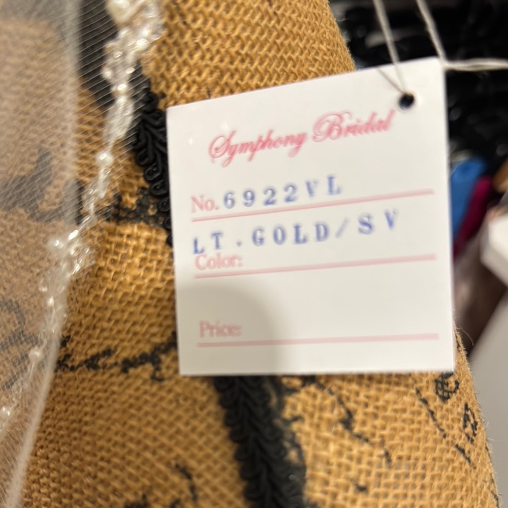 Symphony Bridal Gold and Silver Fabric
